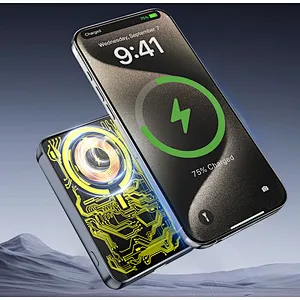 New First Game Mangetic Wireless Power Bank with 1500 games